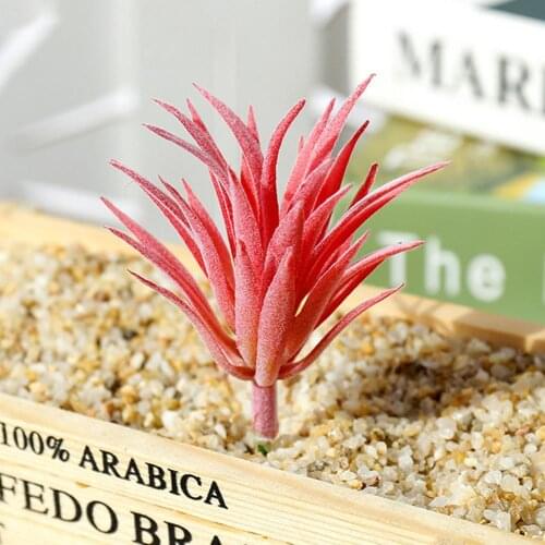 1Pc Green Artificial Succulents Plants DIY Unpotted Small Bonsai Home Garden Desktop Table Party Decoration Fake Plants