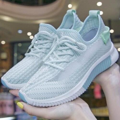 Sports Shoes Fashion Lightweight Breathable Mesh Shoes Casual Vulcanized Shoes Women 2021 Summer New Style