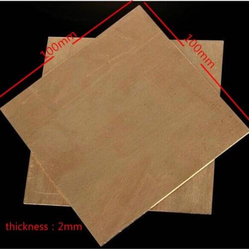 1pc 99.9% Pure Copper Cu Metal Sheet Plate 2mm*100mm*100mm