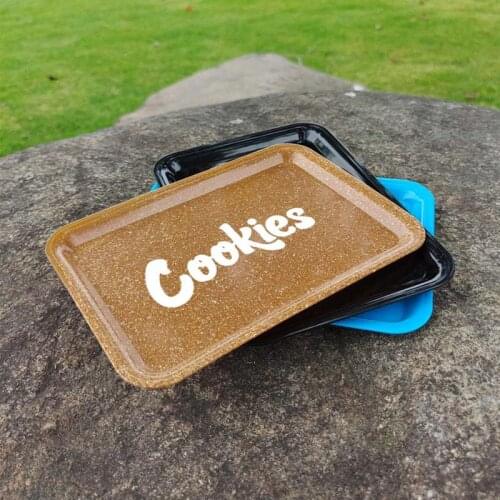 1pc Portable Plastic Tobacco Rolling Tray Cigarette Container Tray Smoke Storage Rolling Paper Plate Hand Roller Pipe