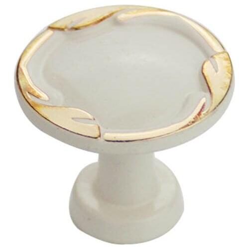 1PC Ivory Single Hole Cupboard Drawer Pulls Door Knob High Quality Wall Hanging Hook Creative Home Decoration