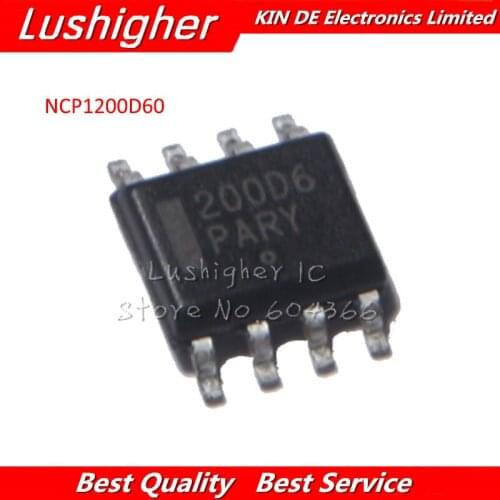 10PCS NCP1200D60R2G SOP8 NCP1200D60 SOP 200D6 SOP-8 1200D60 SMD New Original IC