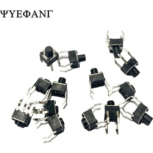 20Pcs 4.5x4.5 Micro Tactile Momentary Switch 4.5*4.5*3.5/3.8/4.3/5/6/7/8/8/9/10mm