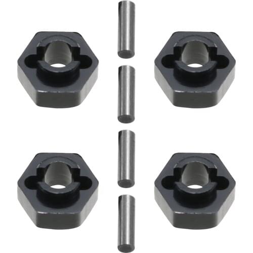 4PCS 3mm Aluminum Alloy Hex Adapter for 1/24 AXIAL SCX24 AXI90081 AXI00001 AXI00002 RC Car Accessories Upgrade Tools for RC Cars