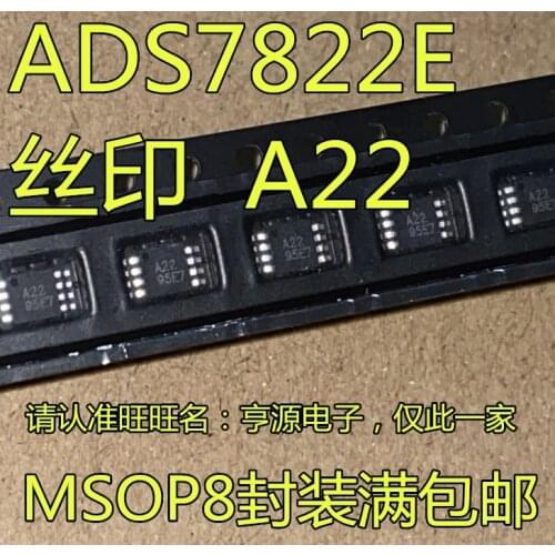 ADS7822 ADS7822EB ADS7822E MSOP-8 A22