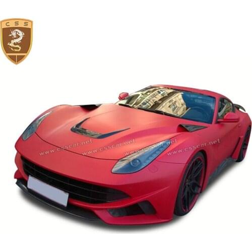 Carbon Fiber Accessories For Ferrarii F12 Hood Cover Air Vent Carbon Parts Decoration For F12 Carbon Engine Hood Car Styling