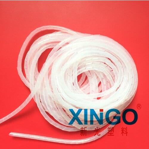 Free shipping !!Spiral wrapping band 10mm About 8M Flame retardant diameter Cable casing Cable Sleeves Winding pipe