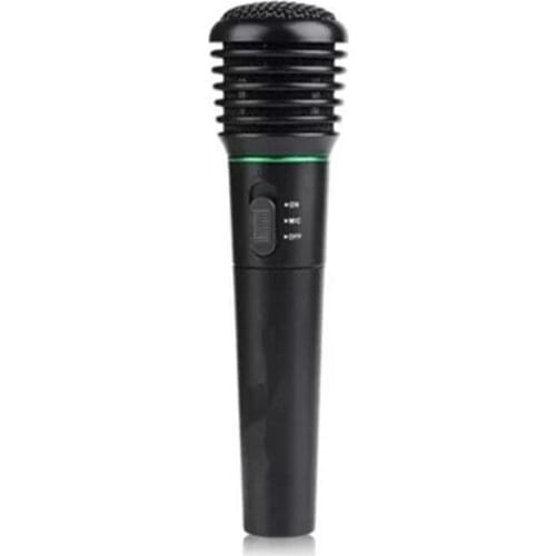 Wireless Wired Handheld Microphone System with Receiver XLR 6.35mm Cable