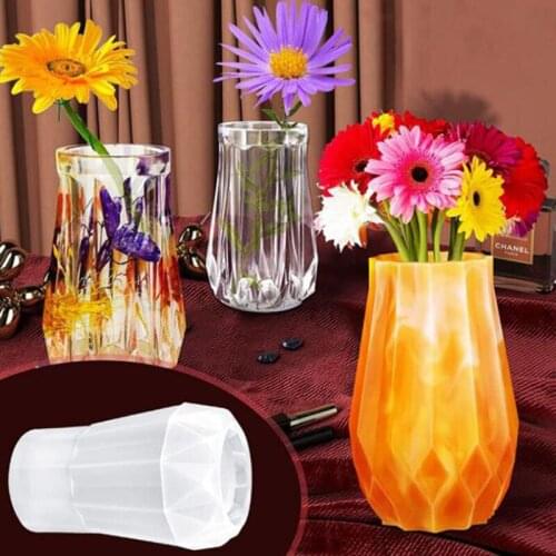 Vase Crystal Epoxy Resin Mold Flowerpot Plant Pot Silicone Mould DIY Crystal Epoxy Mold Perfect Gift For Your Friends And Family