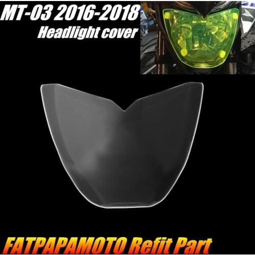FOR YAMAHA MT-03 MT03 MT 03 2016 2017 2018 Motorcycle Accessories Headlight Protection Guard Cover