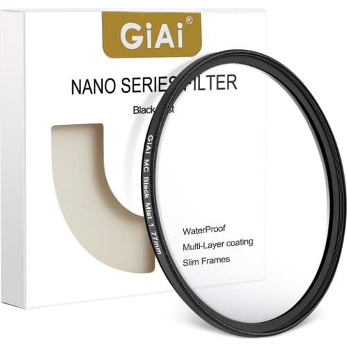 Giai Pro Black Mist Diffusion Cinema Camera Lens Filters 1/4 1/8 1 For Video Photo Shooting 82mm 77mm 72mm 67mm 62mm 58mm 43mm