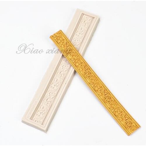 Lace Flowers Cake Decorative Silicone Mold Soft Clay Chocolate Mold Kitchen Baking Accessories Silicone Molds For Baking FM2142