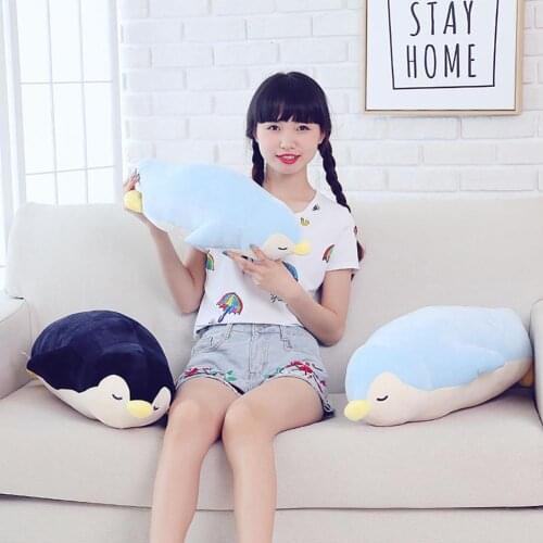 Lovely Cartoon Penguins Dolls Toy Stuffed Plush Throw Pillow Sofa Decor Gift