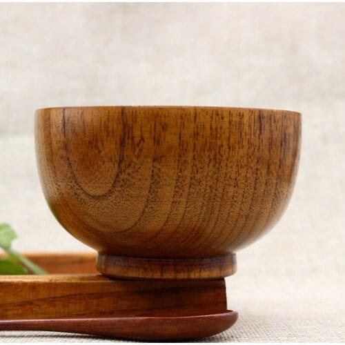 Natural log stripe job rainbow noodle bowl of natural environmental protection tableware delicate small Environmental protection