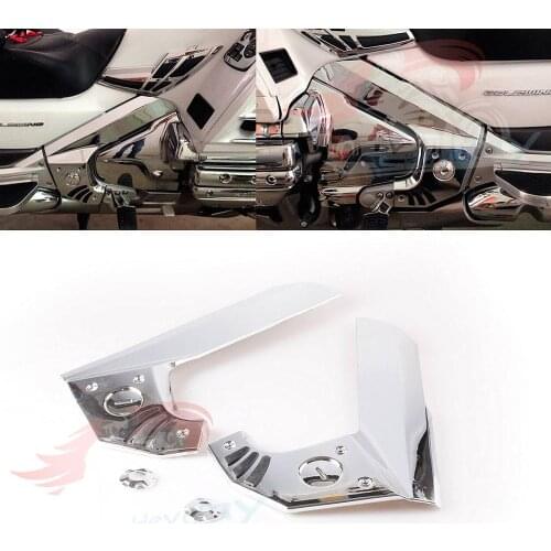 Motorcycle GoldwingChrome Fairing Frame Covers For Honda 1800 GL1800 2001-2011 02 03 04 05 06 07 08 09 10 11
