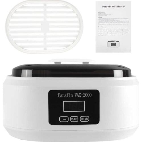 2L Wax Warmer Paraffin Heater With Booties and Gloves Depilation Wax-melt Hair Removel Device Wax Heater Temperature Display