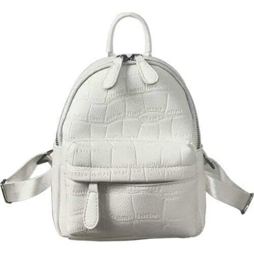 2021 new female package fashion embossed mini shoulder bag female Korean version simple small backpack travel bag Y384