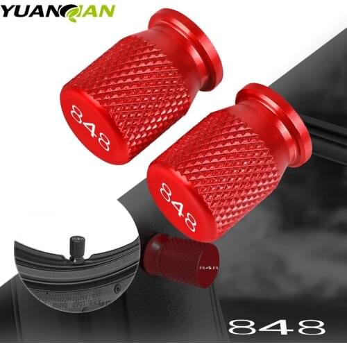 New For DUCATI 848 EVO 848EVO 2007-2013 2012 Motorcycle CNC Accessories Tyre Air Port Cover Tire Valve Wheel Stem Dustproof Caps