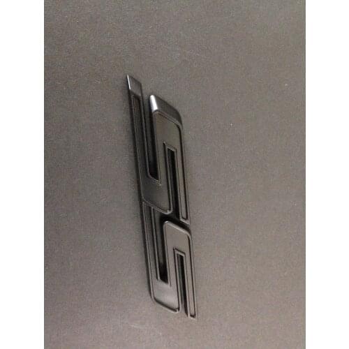NEW matte & black Camaro SS Emblem Logo- 50 PCS