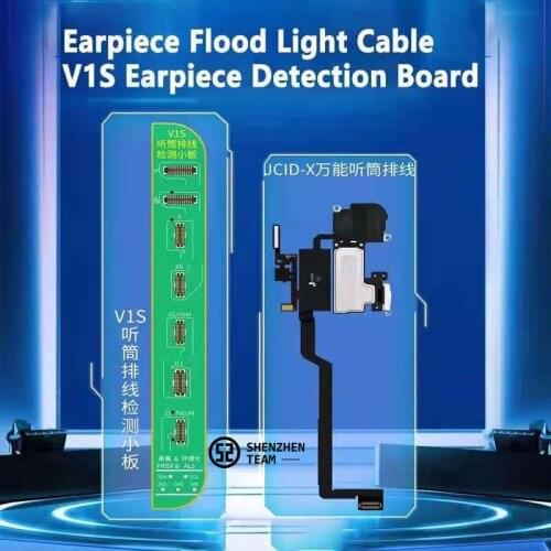 JC V1S Earpiece Flood Light Cable Detection Board For iPhone True Tone Face ID Repair Receiver FPC Detection For iP 8-11Pro max