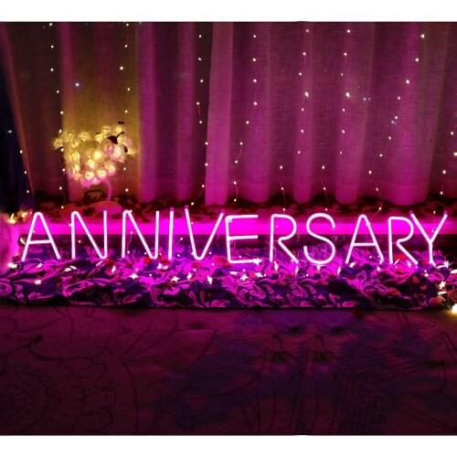 Pink Shining Neon Letter Light LED Alphabet letters Decorative Light up Words for Wedding Christmas Birthday Party Home Shop Bar