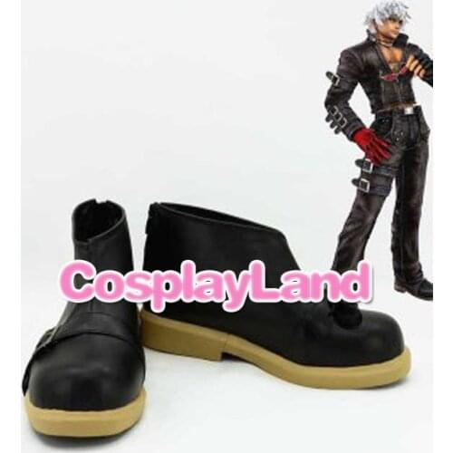 Customize Boots The King of Fighters Cosplay K' Cosplay Shoes Halloween Party Cosplay Shoes