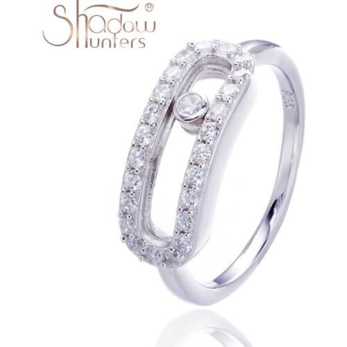 SHADOWHUNTERS Rings With Cubic Zirkonia For Women