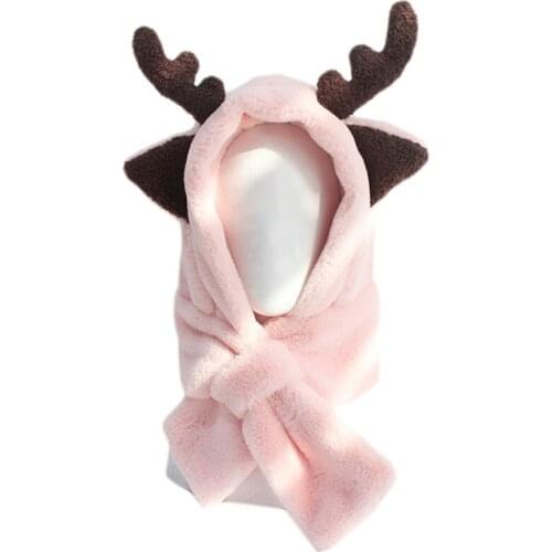 Animals Hat Warm Fleece Hats Kids Winter Hat One Size Christmas Party Decoration