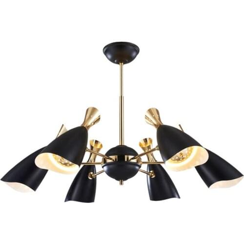 Modern creative two-way head speaker chandelier LED lamp 6/8/10 heads For villa restaurant bedroom hotel lobby Home lighting