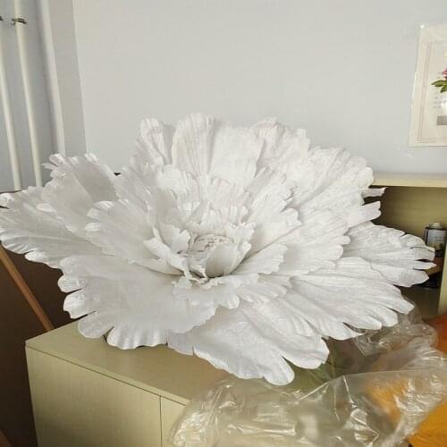 Super large flower Big peony flower head 1 M diameter Wedding decoration large silk flowers decorative accessories