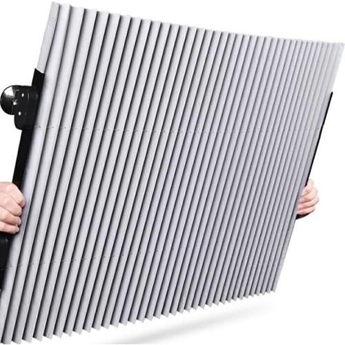 Retractable Heat Insulation Sunshade Windshield Aluminium Alloy With Suction Cup Thermal Curtain Tailorable Light Barrier