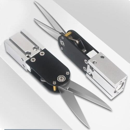 High Speed Pneumatic Kn95 Mask Machine Pneumatic Scissors Two-way Action Size Open Ear With Line Scissors Accessories