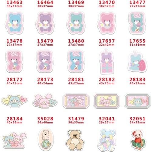 10 Pcs Cartoon Planar Resin Cabochons PR13463