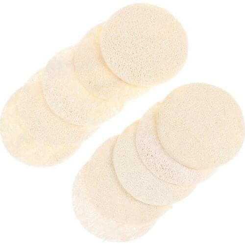 10pc Natural Loofah Sponge Bath Rub Exfoliate Bath Glove Oval Bath face Towel