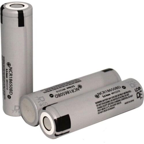 2-20pc Panasonic Li-ion 18650 Rechargeable Batteries 3.7V 3200mAh Lithium Battery 3.7 v Power Bank Flashlight Battery NCR18650BD