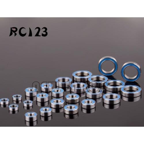24Pcs Blue Rubber Sealed Ball Bearing Set For RC Car Team Losi TEN-SCTE 52100 Chrome Steel NEW ENRON