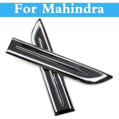 3D Sticker Badge Emblem Fender Side Knife Decal Modified For Mahindra Armada Bolero Commander Marshal Scorpio Verito