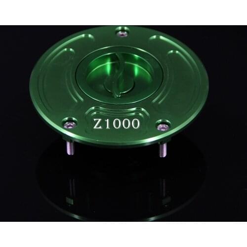 CNC Aluminum Keyless Motorcycle Accessories Fuel Gas Tank Cap Cover For Kawasaki Z1000 Z 1000 2003-2006 2004 2005