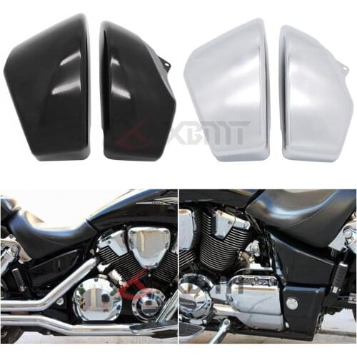 Motorcycle Left Right Side Battery Cover For Honda VTX 1800 VTX1800 VTX1800R VTX1800S VTX1800N VTX1800F VTX1800T 2002-2008