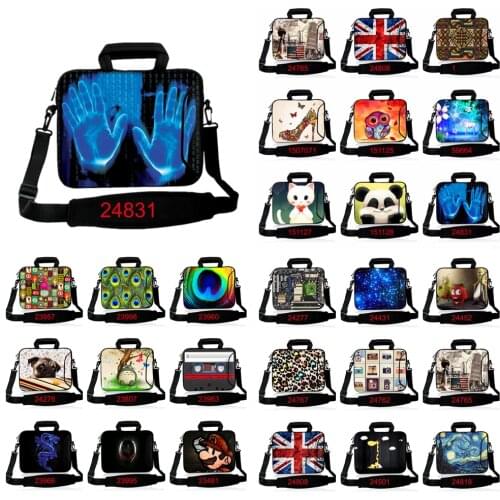 Painted Computer Bag Notebook Cover For ipad MacBook Sleeve Case 10.1 11.6 12 13 13.3 14 15 15.4 15.6 17.3 inch Laptop Cases