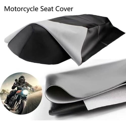100x70cm Motorcycle Seat Cover Leather Seat Protector Wear-resisting Waterproof Cover for Motorcycle Scooter Electric Vehicle
