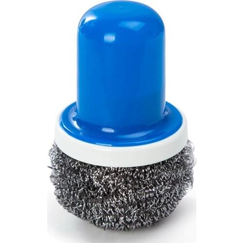 Cleaning Tools Creative Dish Brush with Handle Steel ball Stainless Steel Cleaning Ball Kitchen Items Small Brush