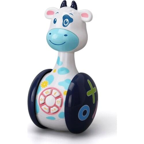 Rattle Toy Early Education Machine Toys Puzzle Rattles ABS Glideable Multicolor 5.5*6*12.5CM For 0-12 Months Cute Giraffe Shape