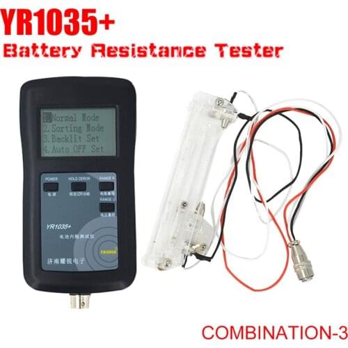 New Original Four-line YR1035 Lithium Battery Internal Resistance Meter Tester YR 1035 Detector 18650 Dry Battery Combination 3
