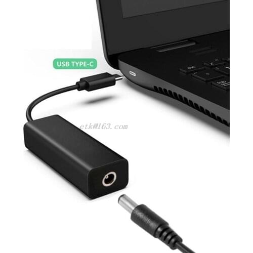 45W 65W Mini Power Supply DC Adapter Charger Connector USB Type C Converter for Laptop PC Computer Accessories