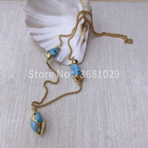Fashion simple atmosphere of stainless steel necklace sweater accessories