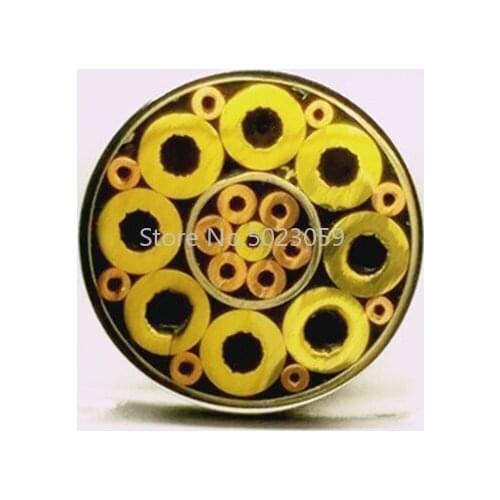 6mm Diameter DIY Knife Shank Mosaics Pin Rivets 9cm Length Nail Brass Tube+steel Tube #605