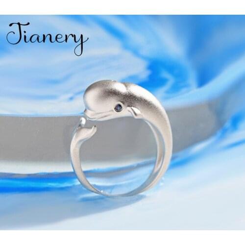 New Gothic Men Fish Rings For Women Jewelry Birthday Gift Romantic Wedding Engagement Drop Shipping 2021