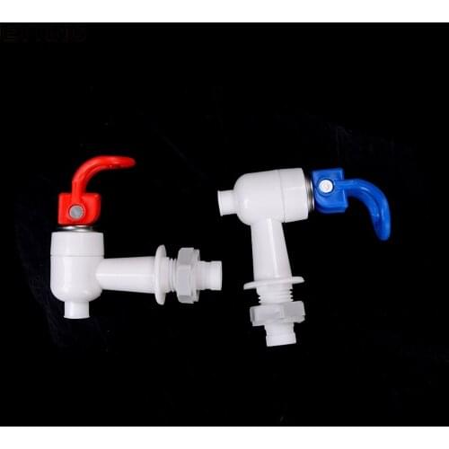 Dispenser Spigot Tap 15mm Thread Dia Plastic Bottled Water Valve Faucet Blue White Black Replace Drinking Fountains Parts