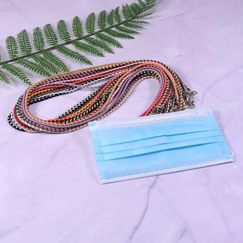 Braided Cotton Rope Glasses Mask Chain on the Neck for Women Men Sunglasses Holder Strap String Weave Cord Boho Lanyard